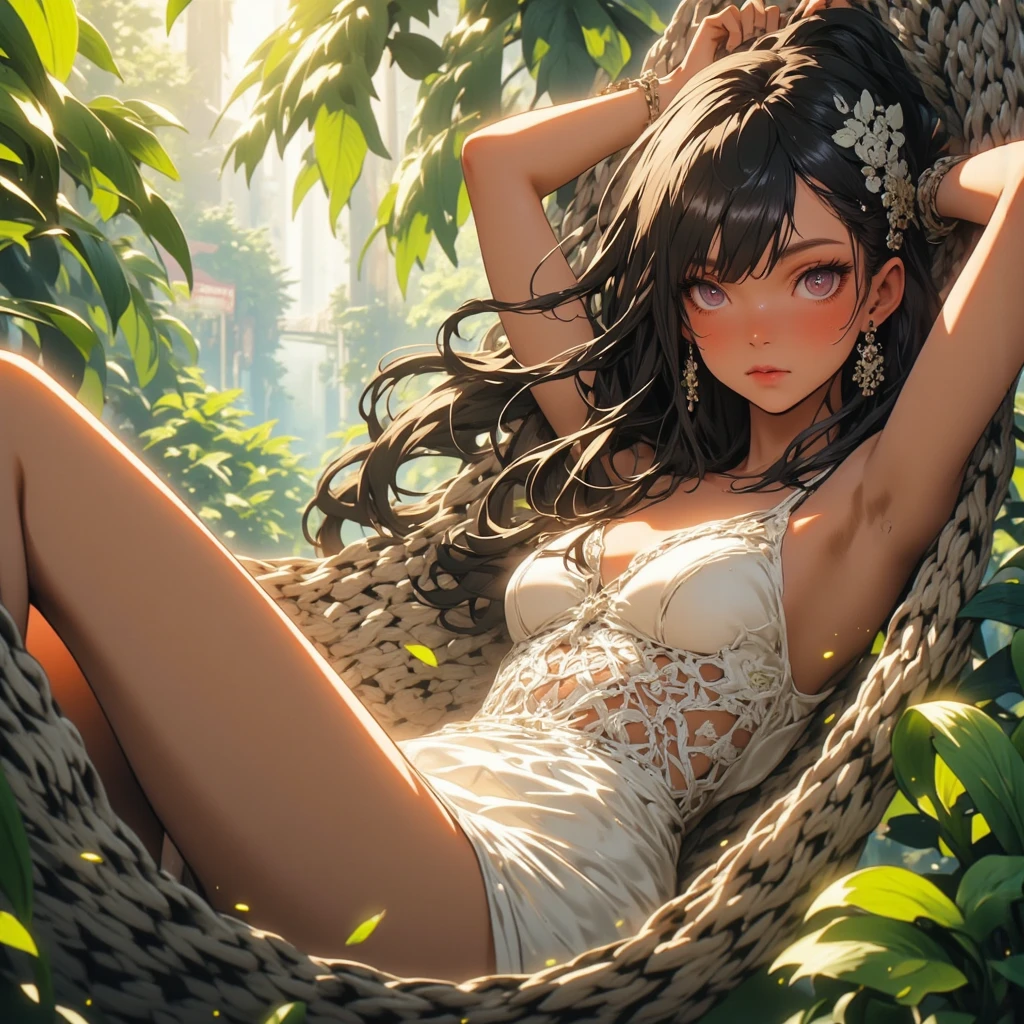 1mulher, best quality, (master part: 1.4), high resolution, profundidade de campo, detalhes intrincados, 8k, Very detailed, perfect lighting, epic background, lace underwear, perna direita perfeita, perna esquerda perfeita, coxas grossas, peitos grandes, underwear, peitos detalhados, perfect neck, ombros perfeitos, perfect head, dedos perfeitos, textura de pele ultra-detalhado, pelos pubianos, curvas perfeitas