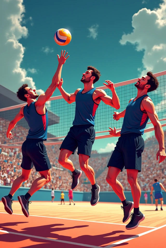 Volleyball guys