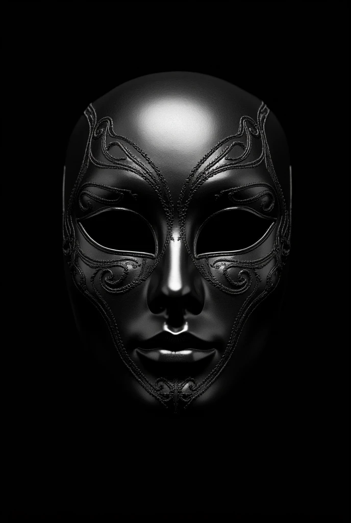 „A luxurious male masquerade mask in the style of a baroque-inspired ...