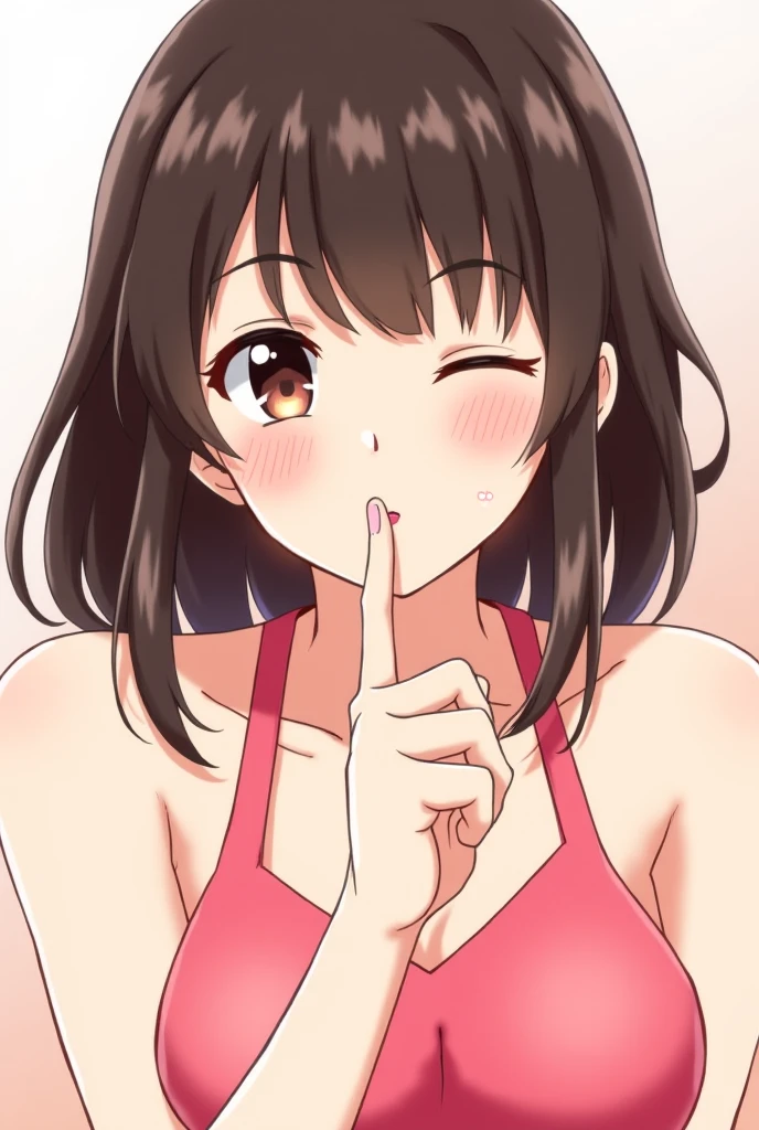 R18 illustrations、Anime-style illustration of a girl begging for a squirt from fingering, completely naked