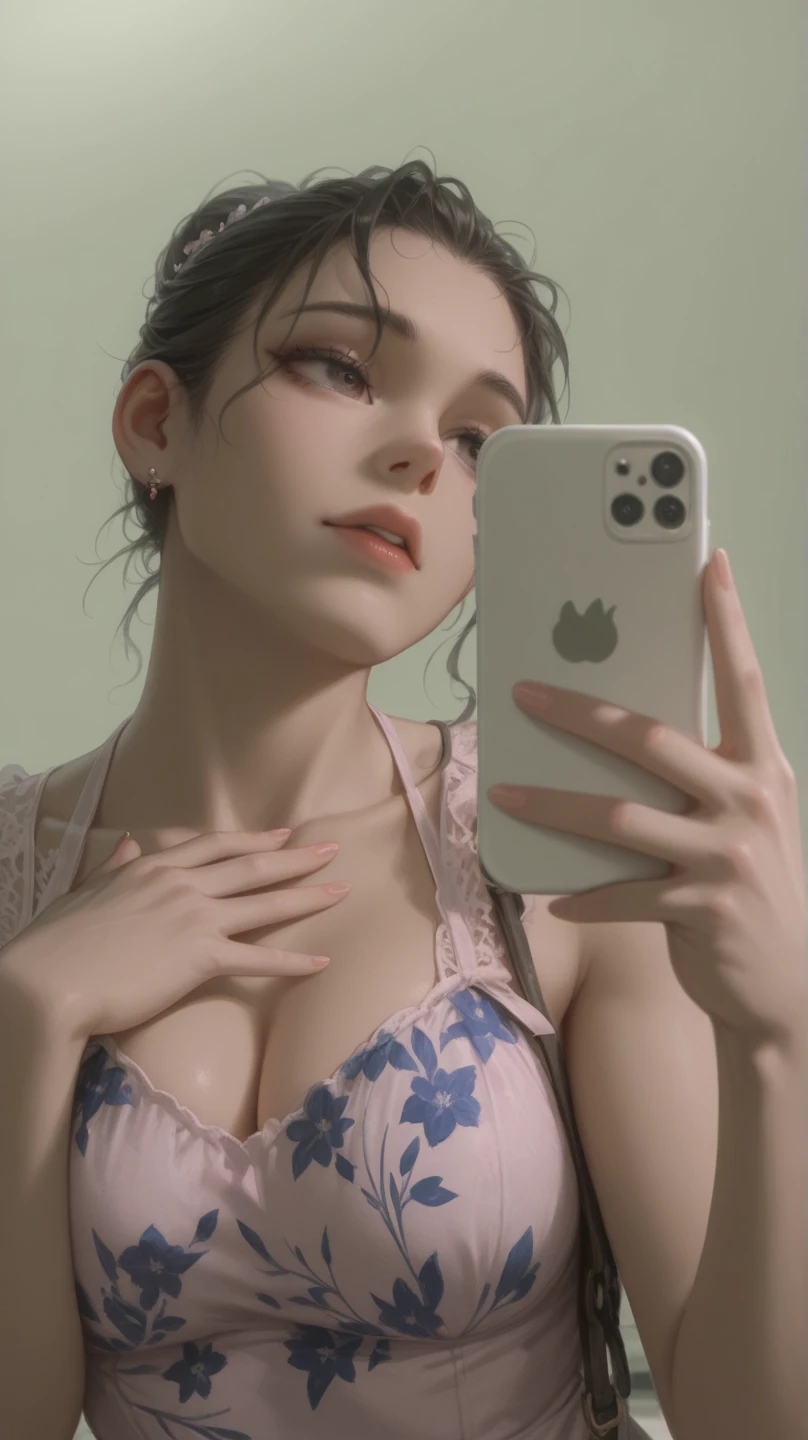 (Very detailedな CG Unity 8k 壁紙), (masterpiece), (highest quality), (Very detailed), (Best illustrations), (Best Shadow), (Absurd), 
BREAK
girl, Sweat, vapor, Center of chest, Browsing Caution, shy, View your audience, 