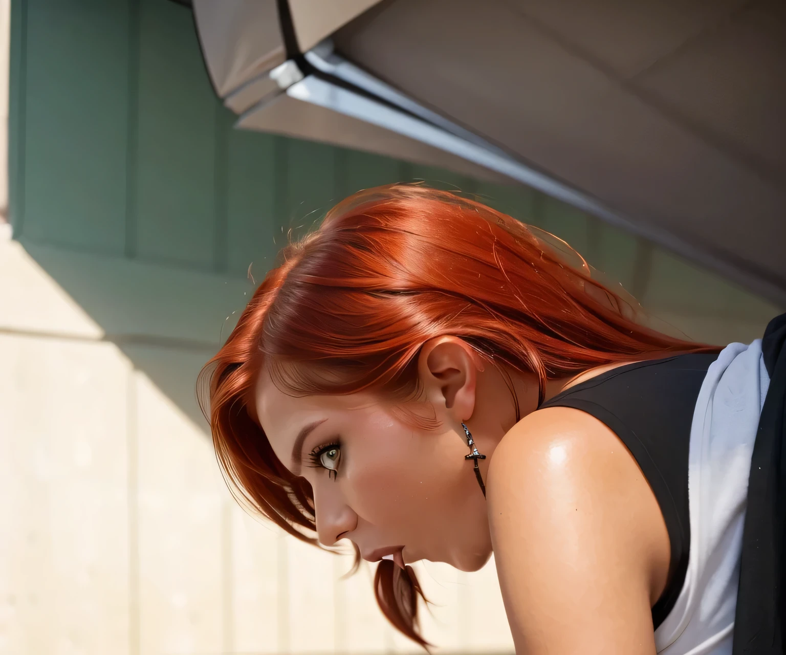 photo of hayley williams, slim, naked, on knees, on the sidewalk of a busy street,realist, very bright, professional photography, Photorealist, detailed, RAW, analogous thing, sharp focus, 8k, High Definition, DSLR, high quality, Fujifilm XT3, film grain, naked, detailed face, placer,face dripping cum,Orange hair, zenith angle, top down image,(looking directly at the camera:1.4), ((Best Quality)), (ultra detail), face full of cum , mouth full of very liquid semen, Pov, full body visible, ((looking at her)), arched eyebrows, pezones detaileds, (translucent semen)