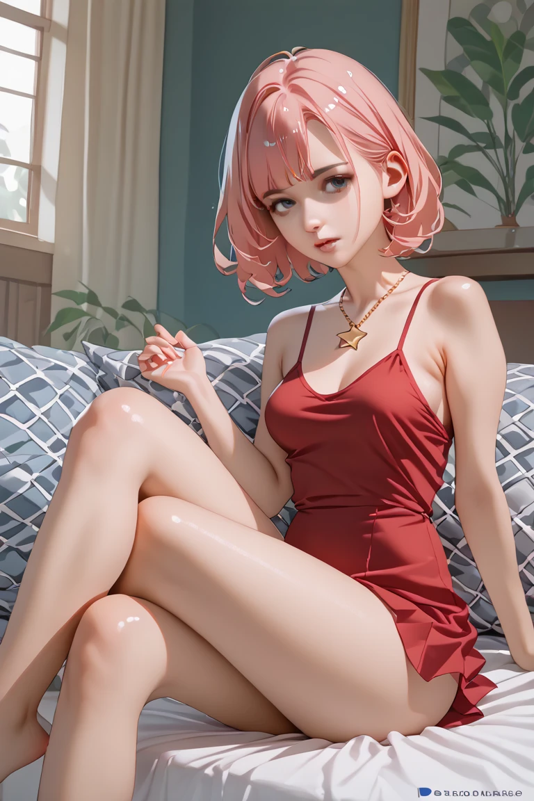 (whole body:1.5),octane rendering, 8K, best quality, masterpiece, illustration, extremely delicate and beautiful, detailed,extremely detailed,CG,Unite,wallpaper,Astonishing, fine details, realistic art: 1.2 ,masterpiece, best quality, official art, extremely detailed CG Unite 8K wallpaper,1 girl, , stretching pose, at a minimalist white palace ,wearing metallic red bodysuit, at night, skinny body, seductive facial expression,, wide open eyes, pink eyes, white hair, fashionable hair style, red lipstick, red cheeks ,pretty symetrical face, shiny wet skin, oiled skin, dark brown skin, lots of freckles, pale complexion, thin waist, narrow hips, long legs, skinny body, large breasts, looking up,, Realistic photos, (hiqcgbody) ,perfect female figure, bending over