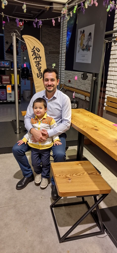 arafed boy sitting on a bench in a room, 2 years old, jose miguel roman frances, four years old, caio santos, diego 5, casual pose, young boy, mateus 9 5, reyyan, ronaldo luis nazario de lima, by Nándor Katona, alejandro, 5 years old, 4yr old