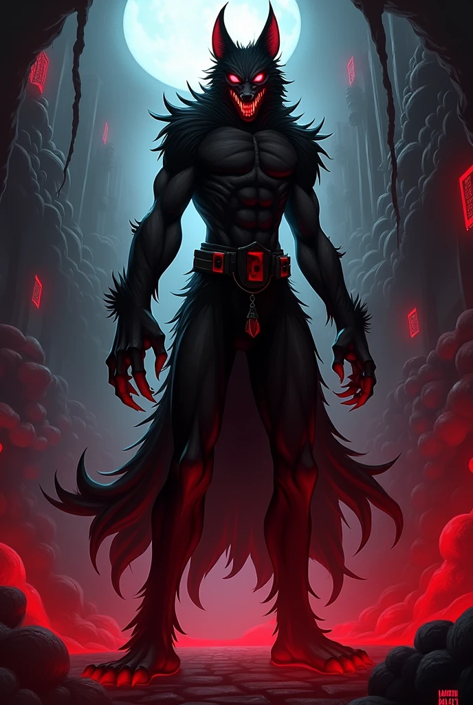 Furry, male werewolf
