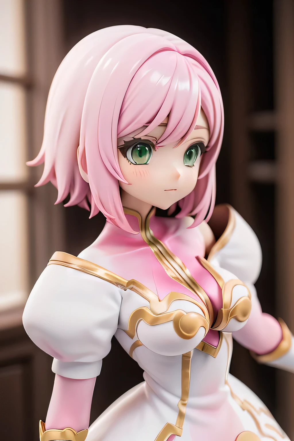 une femme, 25 ans, manga, cheveux longs, cheveux de couleur violette, armure d'or,  Highly detailed armor, gravures, armure du cancer, crab shell shoulder pads, saint seiya, zodiaque, cosmos, cancer, crabe, casque avec des pattes de crabe, chevalier du zodiaque, dans un Grèce antique, temple antique, dans la brume, avec des feu follets, sexy