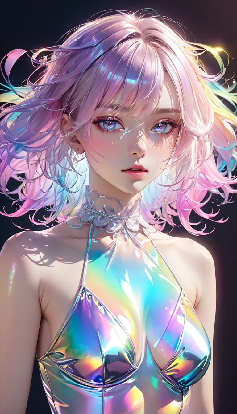 abstract background, sunrise, close up, young woman, <lora:diamond-nvwls-v1:0.6>, water dress,  best artists, masterpiece,  <lora:water_dress-SD-2.0:1>