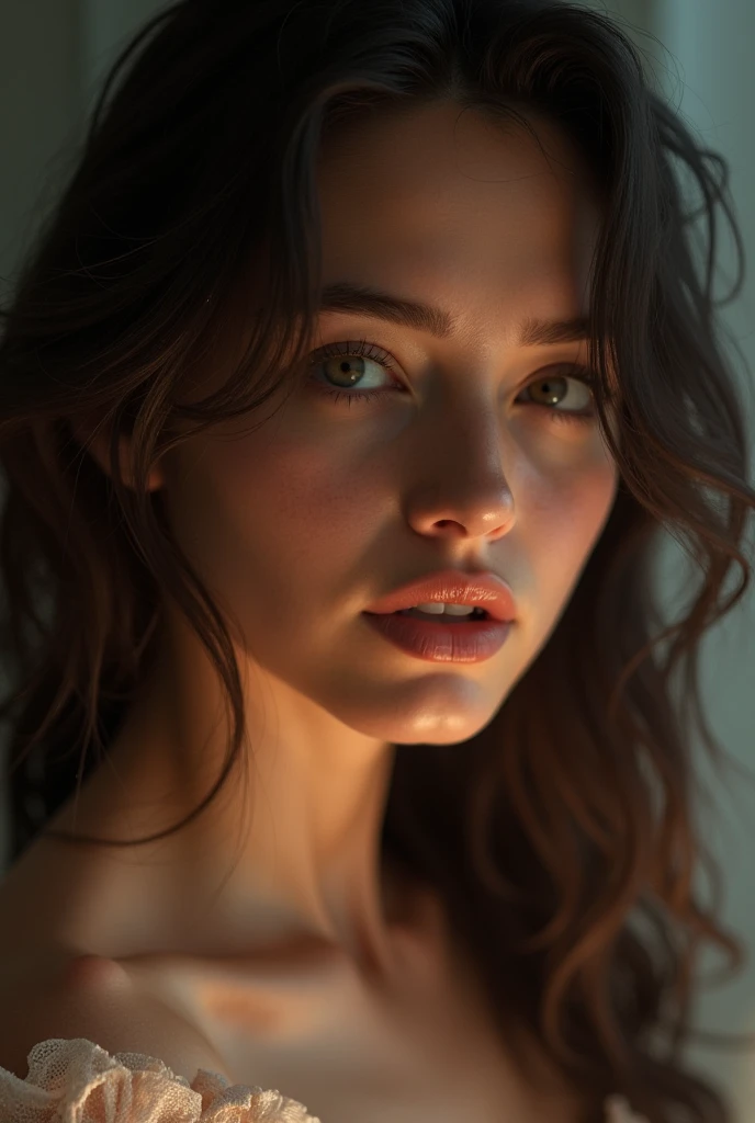 Masterpiece, beautiful Germany girl, brunette, perfect angle, residential quarters, cleavage, very detailed, dramatic lighting, digital art trending on Artstation 8k HD high definition detailed realistic, detailed, skin texture, hyper detailed, realistic skin texture, armature, best quality, ultra high res, (photorealistic:1.4), high resolution, detailed, raw photo, sharp re, by lee jeffries nikon d850 film stock photograph 4 kodak portra 400 camera f1.6 lens rich colors hyper realistic lifelike texture dramatic lighting unrealengine trending on artstation cinestill 800, masterpiece photography