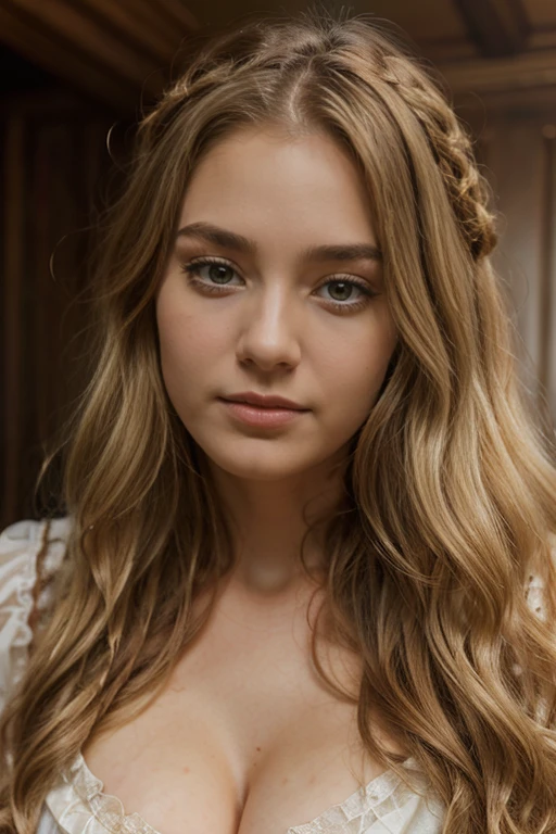 Realistic photo of a beautiful 41m33l-v1 woman, 1girl, solo, long hair, looking at viewer, simple background, (((blonde hair))), bow, brown eyes, upper body, parted lips, lips, realistic, nose, soft lighting, professional Photography, Photorealistic, detailed, RAW, analog, sharp focus, 8k, HD, DSLR, high quality, Fujifilm XT3, film grain, award winning, masterpiece<lora:41m33l-v1:1.0>