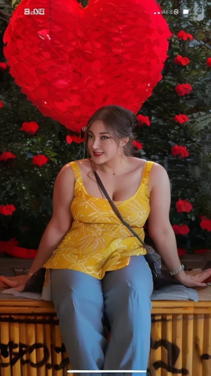 there is a woman sitting at a table with a plate of food, 30 years old woman, 3 0 years old woman, lorena avarez, profile image, 30-year-old woman from cuba, taken in the early 2020s, photo taken in 2 0 2 0, very very low quality picture, she is about 20 years old, Big tits, huge tits, no clothes, sexy, cute, wide hips, thick thighs, pear-shaped body, minimal clothes, thick, bbw, chubby stomach, thick nipples, nipple piercings, large areola, hard nipples, piercing through shirt, nipples hard through shirt, chubby stomach showing, tummy spilling over the side, muffin top, small crop top shirt, major cleavage, nipples showing through shirt, dark skinned middle eastern