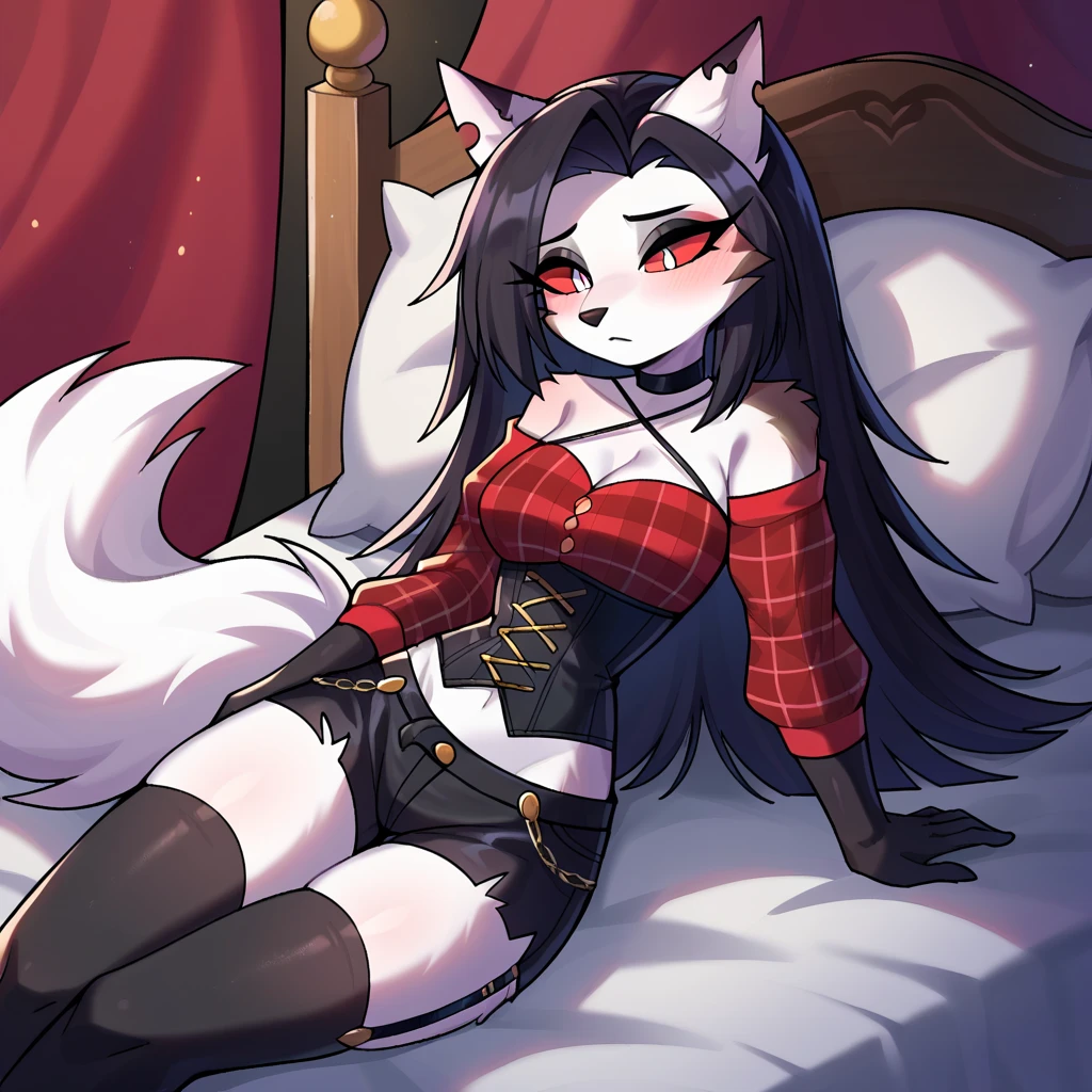 FULL BODY. effeminate teenage cat boy furry, FEMBOY, pale rosy skin, black tail and ears, SKINNY, RED EYES, chinese slanted eyes, big eyes, LONG hair, black hair, messy hair, dirty hair, floating hair, thin cute face, FRECKLES, SCARLET RED EYES, EXHAUSTED, TIRED, EYEBAGS, dark circles under the eyes, RED astronomy pattern of RED MARKS on his skin, wearing an oversized yellow sweater, neon lights bedroom background, dynamic poses, spreading legs, pussy boy, boy pussy, CUNT BOY, VAGINA, panting, blushing