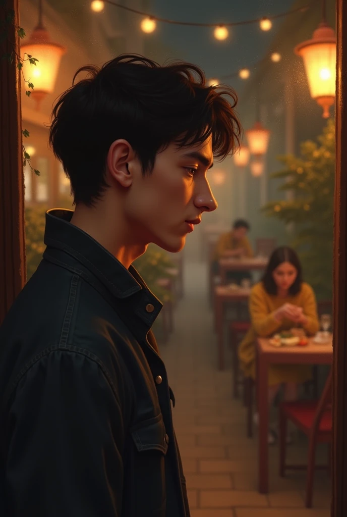 Thin hair and baby face、A 35-year-old Japanese bank employee based in Shanghai who likes Chinese food and wine and has a platonic love for a karaoke girl.。Name is「Brushing」