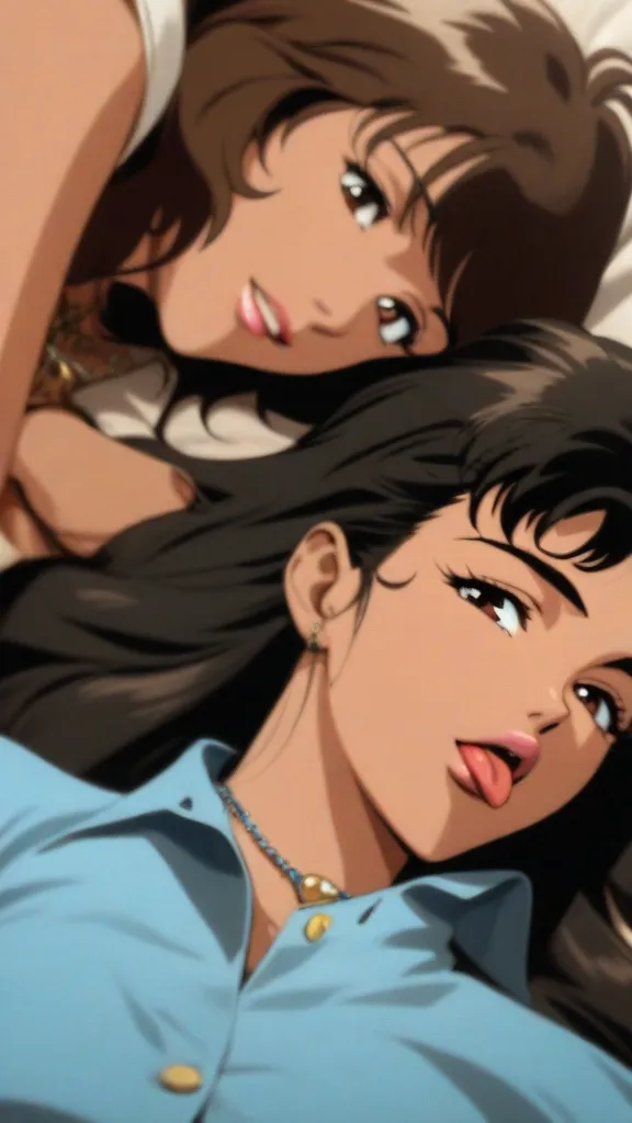 official art,master piece,best quality,high resolution,ayukawa madoka,NSFW,1980s \(style\),1girl,nude,black hair,2man, BREAK,{{{2man}}}{{{2penis}}}{{{2man and 1woman,having sex}}},{{{Double Penetration}}},{{{gang bang}}}