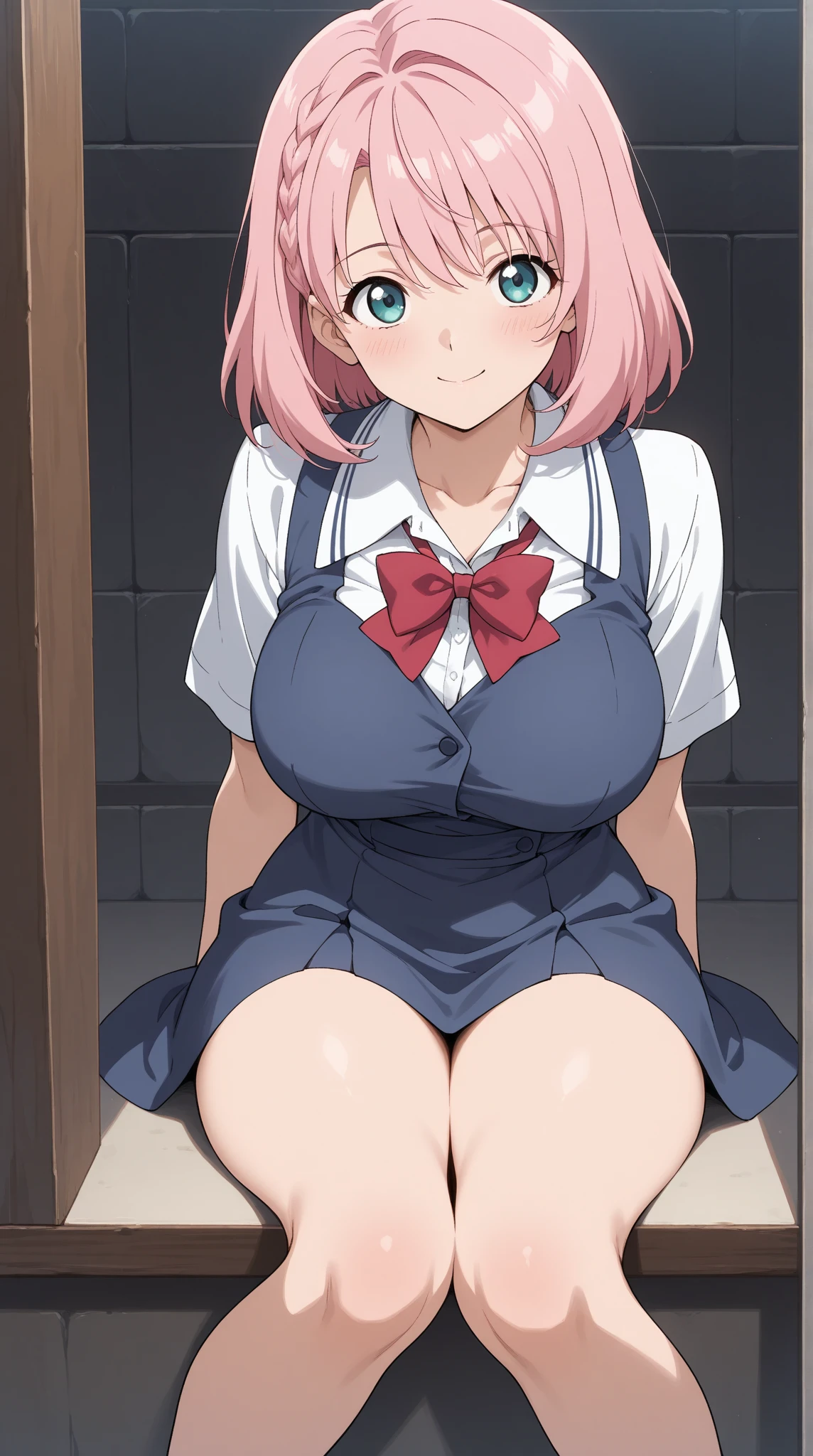 ((nsfw, nude,show off nipple,highest quality,aroused,beautiful busty,beautiful eyes,beautiful face,detailed eyes,beautiful pussy,side-tie panties, huge breasts,masterpiece, High resolution,best quality, masterpiece, high quality, insanely detailed, one girl,bitch,stockings)), ((((one girl)))),(((ichika nakano,serafuku,side tie panties))), one-piece , breasts, pantyhose, blush, standing