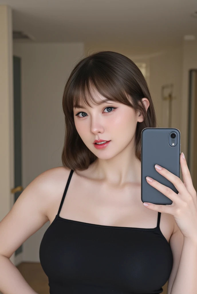 Someone is taking a picture of a woman in a black blouse, iphone picture, 8k selfie photograph, very very low quality picture, photo on iphone, low quality photo, phone photo, iphone video, iphone selfie, very very low quality, iphone detailed photo, 3 0 years old woman, 30 year-old woman, 2 4 year old female model, blurry image