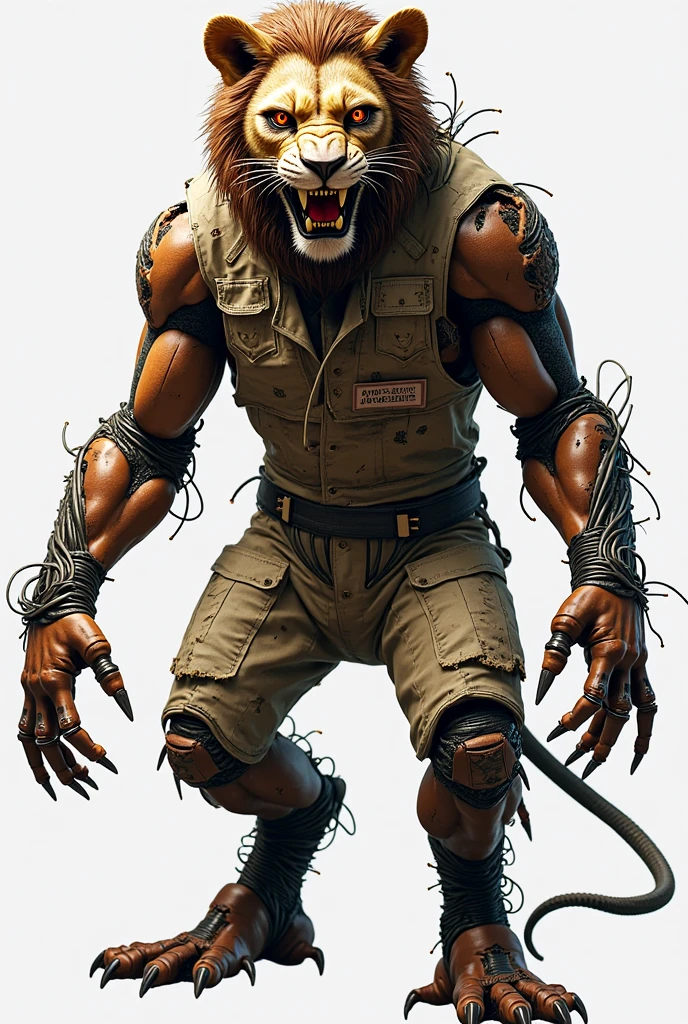 1 furry, (a big powerful lion guard, daddy, very detailed golden fur, black mane, inside a night security post, closed eyes, clenching teeth:1.19), male, soft light, (photorrealistic rendering, detailed ferocious face, wearing black swat gear, detailed clothing textures, close focus on boots:1.21), solo, wearing black tactical boots, (photographic masterpiece, accurate leonine genitalia, unwanted erection, very detailed tactical boots, very oversized boots:1.61), (unwanted , handsfree cum, cumshot, erection:1.51), hyperrealistic, (photographic lighting, piercing eyes, against a wall losing balance, wearing tactical gloves, focus on fully clothed:1.43), (side view, low angle, detailed boot leather texture:1.32), security guard, officer, (hyper muscles:1.3)