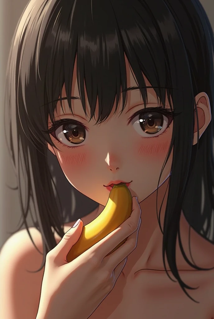 ((best quality)), ((Meisterwerk)), (detailliert), perfektes Gesicht
bigtits, banana in her mouth, milk all over her face, cum all over her face
side view
moaning
naked
milk everywhere