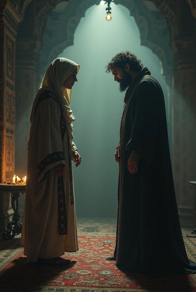 In the next scene, Barsisa stands in confusion and internal conflict ...