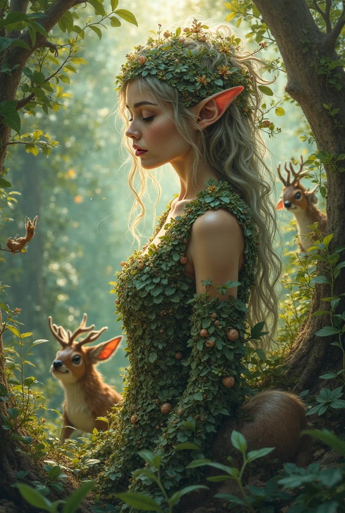 The tree girl and her friends