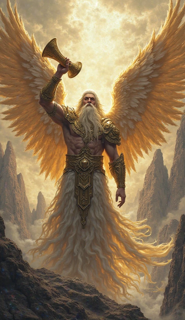 a painting of zues god of thunder zues zues shirtless god zues god surrounded by thunder clouds and lightning paintstyle12 (laxpeintv2:0.7)