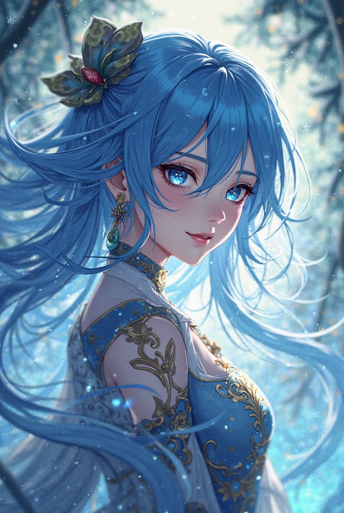(masterpiece, top quality, best quality, official art, beautiful and aesthetic:1.2), (1girl:1.3), (fractal art:1.3),