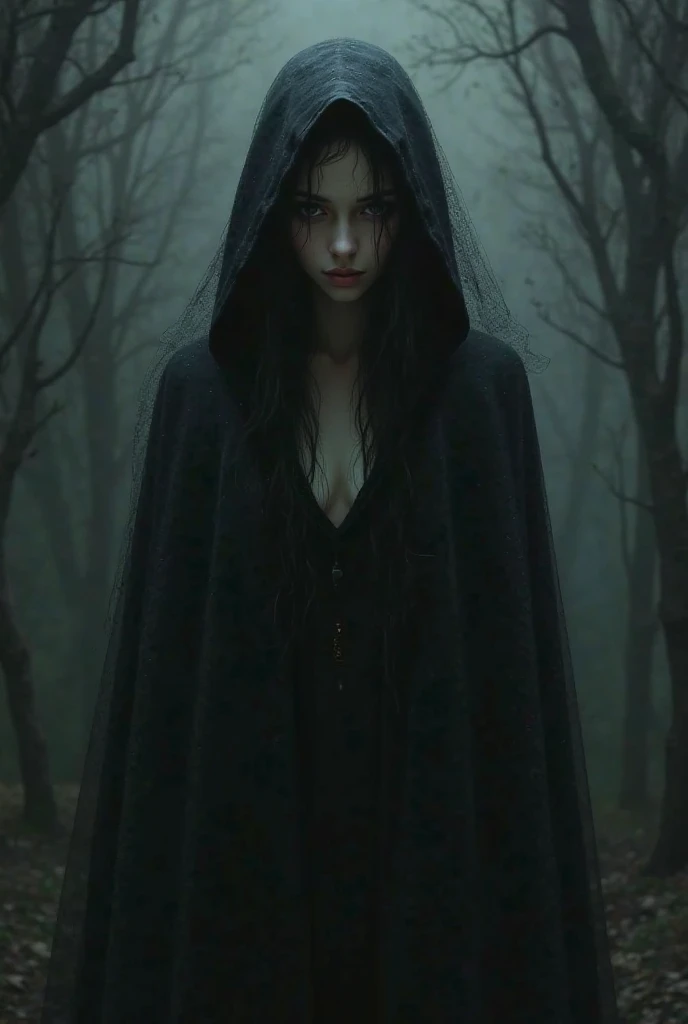 (best quality), NSFW, (Masterpiece), (High definition), (Cinematic lighting), 1girl, shadow walker, forest