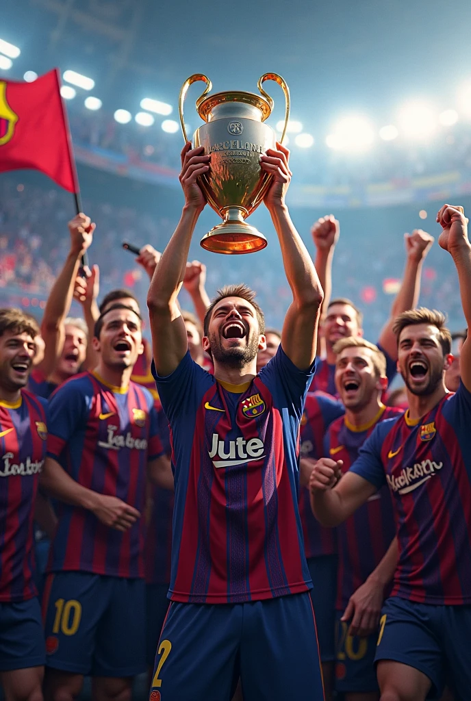 Barcelona win the champions league