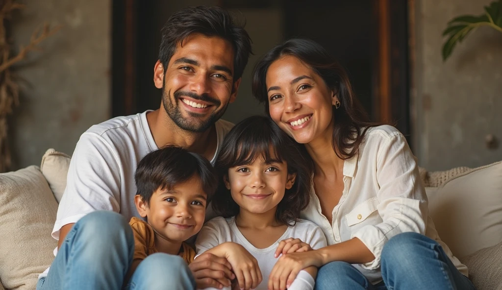 image de uma familia feliz e saudavel