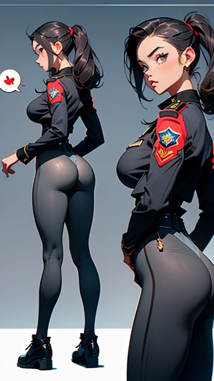 huge tit, (wide hips:1.4), (big buttocks:1.4), (thick thighs:1.4), (small waist:1.4)