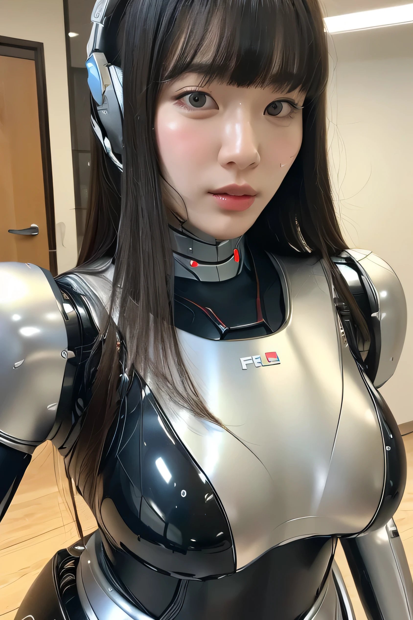(highest quality, 8K, 32K, masterpiece, UHD:1.3), (Attractive Japanese woman photo), 1 girl, ((big boobs:1.4)), (long wavy hair), abs, perfect body, super detailed face, detailed lips, fine eyes, double eyelid, pajamas, on the bed, (fascinating), ((Excited:1.5)), ((Areola slippage)), ((in the heat)), ((mature woman)) sexy girl, Big breasts, beautiful asian girl, gorgeous chinese model, amazing beauty, Girl wearing mechanical cyber armor, blowjob white mecha, female mecha, mechanical valkyrie girl, beautiful white girl cyborg, armor girl, Wearing sci-fi military armor, science fiction woman, wearing white futuristic armor, gorgeous female paladin, mechanized soldier girl