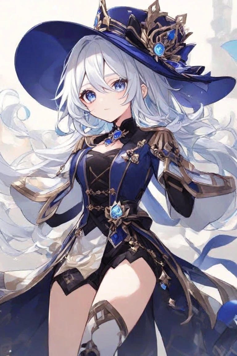 ((best quality)), ((highly detailed)), masterpiece, ((official art)), extremely detailed face, beautiful face, (detailed eyes, deep eyes), (1girl:1.33, solo), <lora:blackMageFashion_v10:.1>, mage_glam, wearing mage_glam, final fantasy xiv black mage, (final fantasy black mage robes and hat, black gloves, beautiful mage robe with superb golden runes embroidery, magical runes:1.2), holding a magic staff