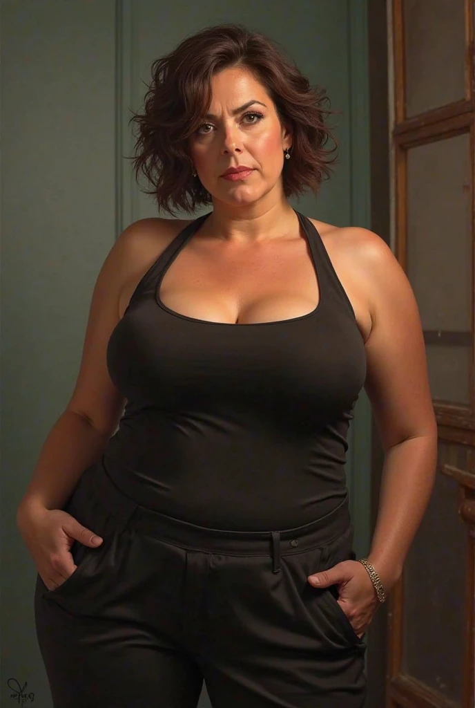 Mujer pelo crespo rubio ceniza talla plus size charlize theron
