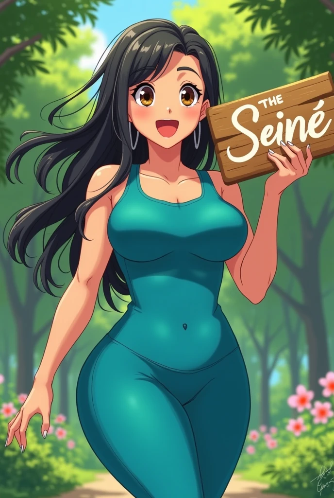 Green military logo with a busty Waifu and the word Heer