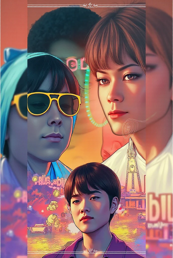 A painting of a red-haired woman smoking a cigarette, (cigarette), cigarette, background ( dark _ Smoky ), Smogpunk, Smooth, gentle cigarette effect, no cigarette, by Shinoda Toko, Inspired by Junpei Sato, realistic cigarette, Anime Cover, He smokes a cigarette, dark cigarette, It happened - one x iamretro,sunglasses,Baseball cap,profile