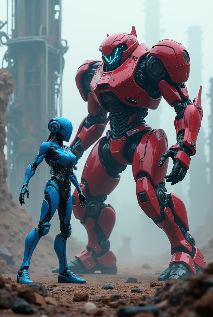 Cinematic scene, hero view, Cortana and Master Chief talking <lora:cortana_xl_v3:1>, action pose, detailed background, masterpiece, best quality, high quality, absurdres