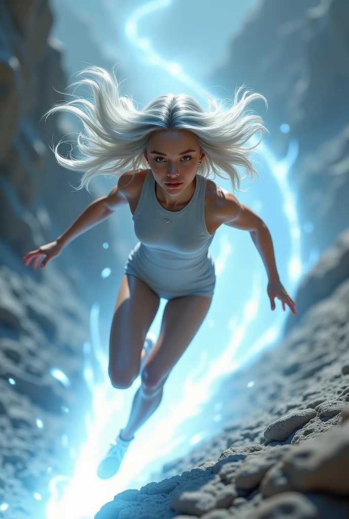 Very Fast Figure A fast figure with silver hair, capable of crossing walls and moving at ...