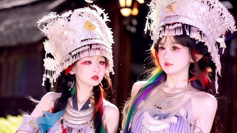 SU-METAL、strong eye makeup、HOT METAL SUMMER carnival concept、The theme colors are red and silver、Skin-revealing costumes、Gravure in an idol magazine、whole body