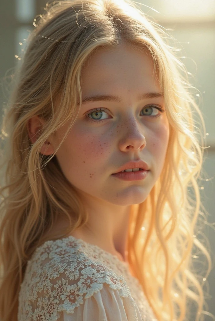 a beautiful woman, on the beach at midnight, white knitted sweater, waves in the background, moonlight, raw, 8k, uhd, upper body, (close up, headshot), [smiling]