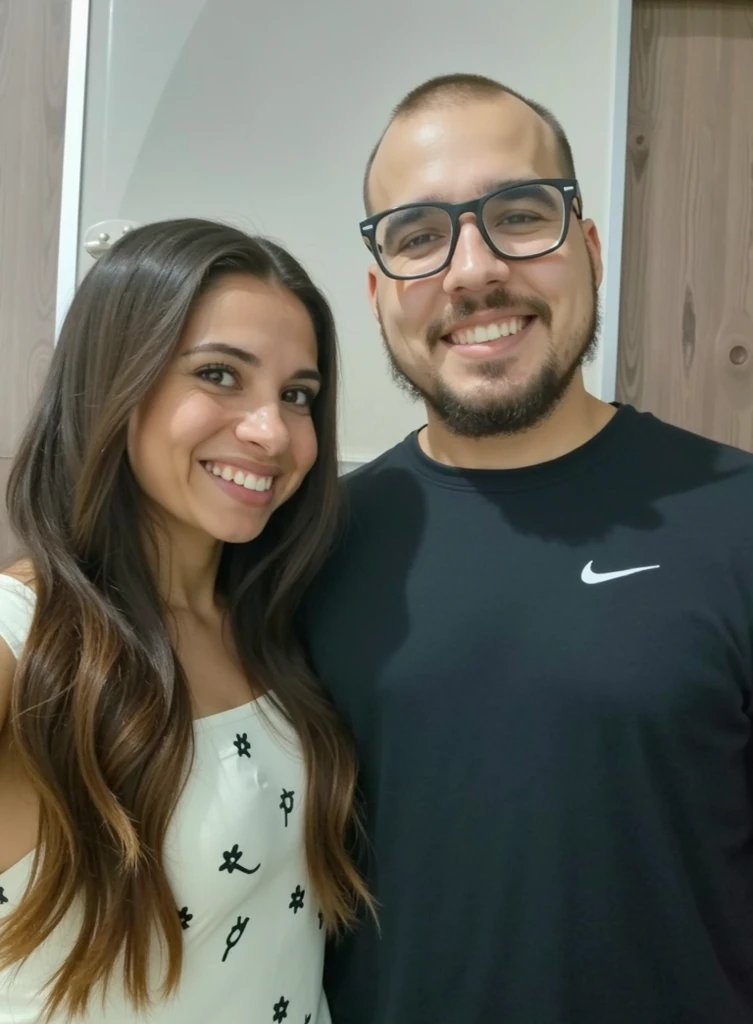 there is a man and woman posing for a picture together, Retrato de duas pessoas, Lovely couple, Charli Bowater e Artgeem, Directed by: Nandor Soldier, instagram story, by Amelia Peláez, foto de perfil headshot, Pokimane, Retrato tirado 8 K, cantor no show de voz, Marischa Becker, they are in love, rosas vermelhas