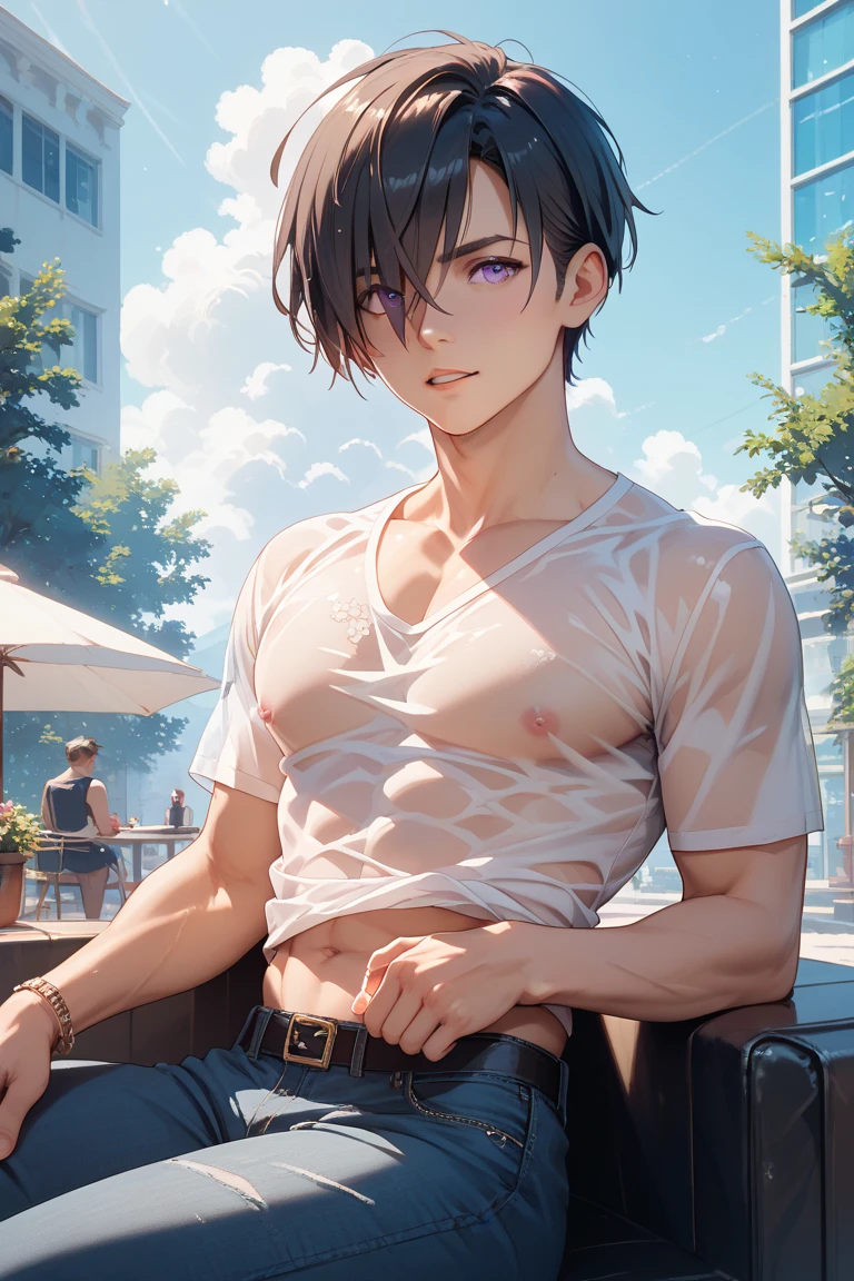 ((Best quality)), ((masterpiece)), (detailed:1.4), 3D, an image of a beautiful cyberpunk shota boy,HDR (High Dynamic Range),Ray Tracing,NVIDIA RTX,Super-Resolution,Unreal 5,Subsurface scattering,PBR Texturing,Post-processing,Anisotropic Filtering,Depth-of-field,Maximum clarity and sharpness,Multi-layered textures,Albeo and Specular maps,Surface shading,Accurate simulation of light-material interaction,Perfect proportions,Octane Render,Two-tone lighting,Wide aperture,Low ISO,White balance,Rule of thirds,8K RAW,wet panties,Take the floral panties,white panties,can saw a trace on my underwear ,Pink floral panties, panties is very wet,The panties are so sheer you can see the dick,(idle),Spread legs,tattoo between legs,bulge underwear,Both hands were tied,mons pubis,underwear was soaked with water.