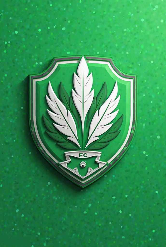 Make a logo for Pablo FC and use marijuana leave as the logo