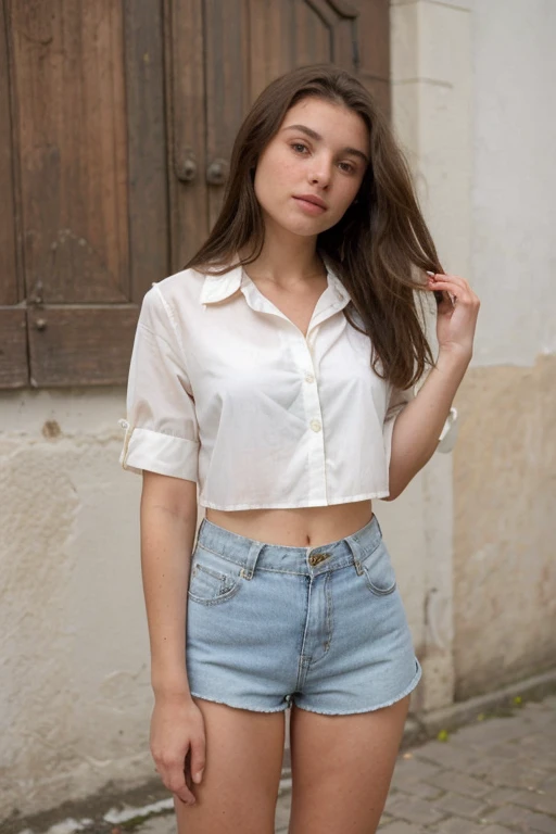 italian brunette model