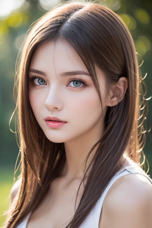 ((best quality)), ((masterpiece)), (detailed), perfect face, Cute Russian girl look like leah gotti, full&half body
