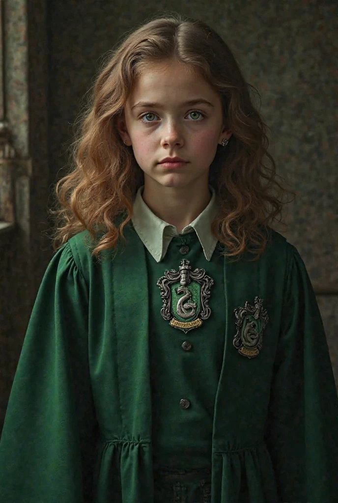 15 years old boy Red-brown hair Short Hair Green Eyes Wizard Hogwarts