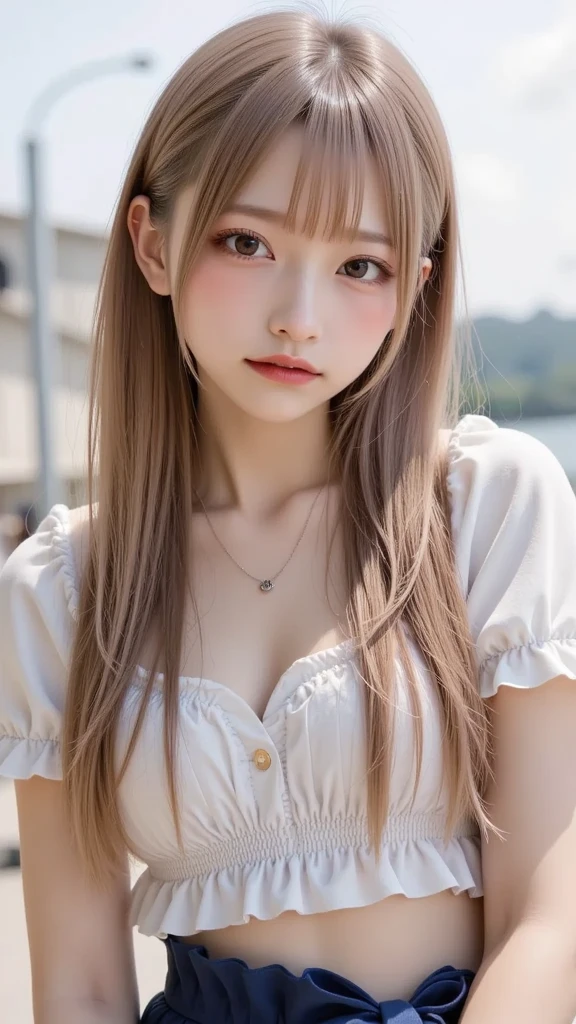 bright look、young shiny glossy white shiny skin、the best beauty、Blonde reflected light、Platinum blonde hair with dazzling highlights、shiny bright hair,、super long straight hair、Shining beautiful bangs、輝くクリスタルクリアな魅力的な大きな青いeye、very beautiful lovely cute 16 year old girl、rich bust,美しく細かいeye, beautifully detailed nose,(( whole body:1.5)),eyeが強調するメイク、,(A woman like Joan of Arc)、royal style，comic style, , scattered below the surface, gorgeous details, nature background, 超realistic, ((cinematic)), dramatic lighting, table top、((Off-the-shoulder white shirt dress:1.4))、((Fight on the battlefield))、(Loose and fluffy perm:1.4)、1 girl、((bob hair:1.3))、Ultra-realistic 8k CG, 絵に描いたようなperfectionな顔, perfection, clean, table top, professional artwork, famous works, perfectionな顔, beautiful face, 美しいeye, ((perfectionな女性の体)), alone,(Immersive atmosphere, chiaroscuro:1.5,bright light:1.2,bright lighting),(blush:0.5),fascinating look,very detailed_eye,thick thighs,big breasts,Beautiful and detailed background,written boundary depth,realistic:1.3, long shot,sitting, whole body, (ambient light:1.3),(cinematic composition:1.3),(neon light:0.1),(nffsw:0.1),accent lighting, pantyhose,((dynamic pose))、(Fascinate boldly:1.5)