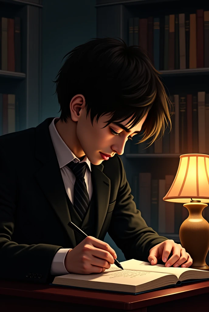 Caderno, Death Note, With the name "Marcus Sousa"