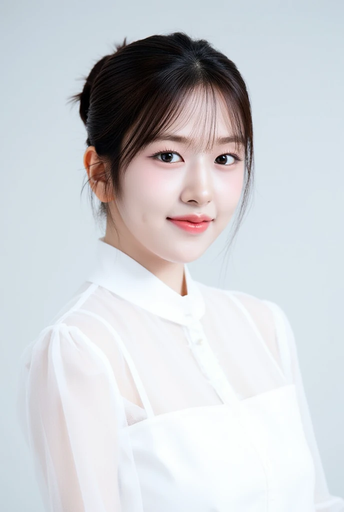 South Korea Beauty clothes smile White background