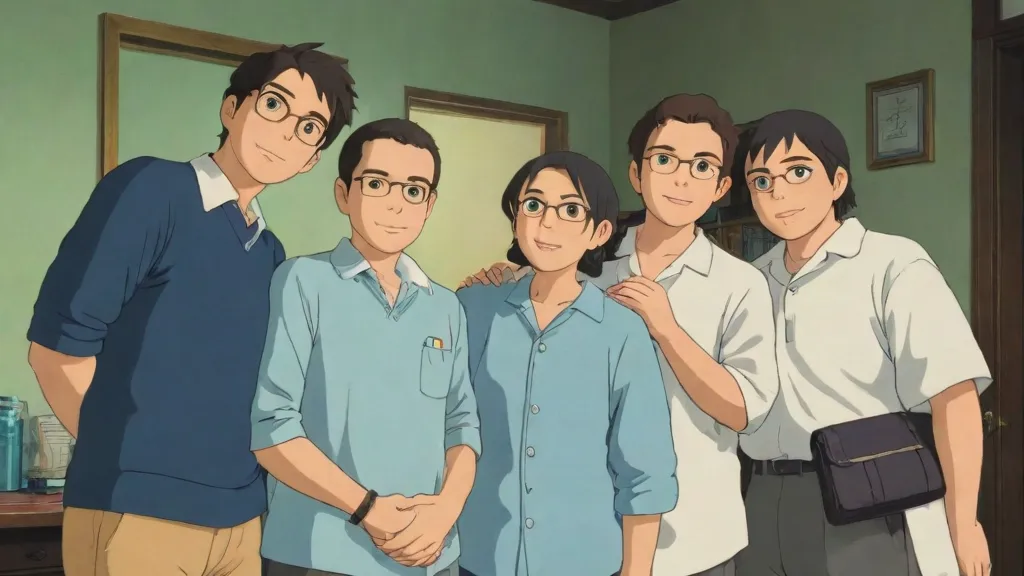 (masterpiece), best quality, expressive eyes, perfect face, 4Boys, Short Hair, Cool, Extreme details, 70mm lens, 