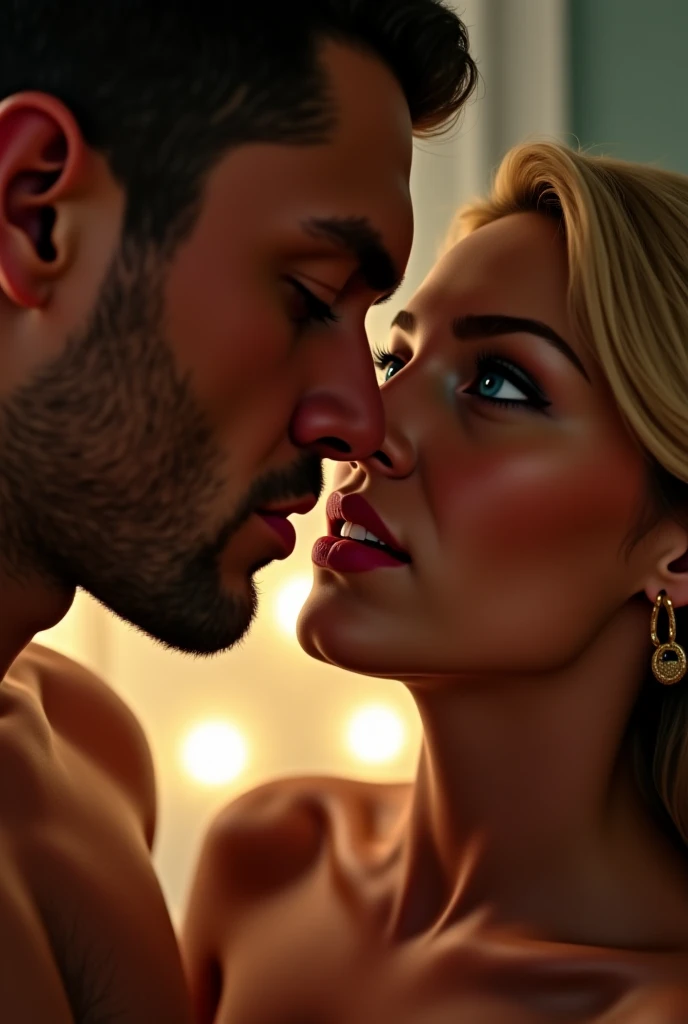 the girl blow to his boyfriend dick into her mouth