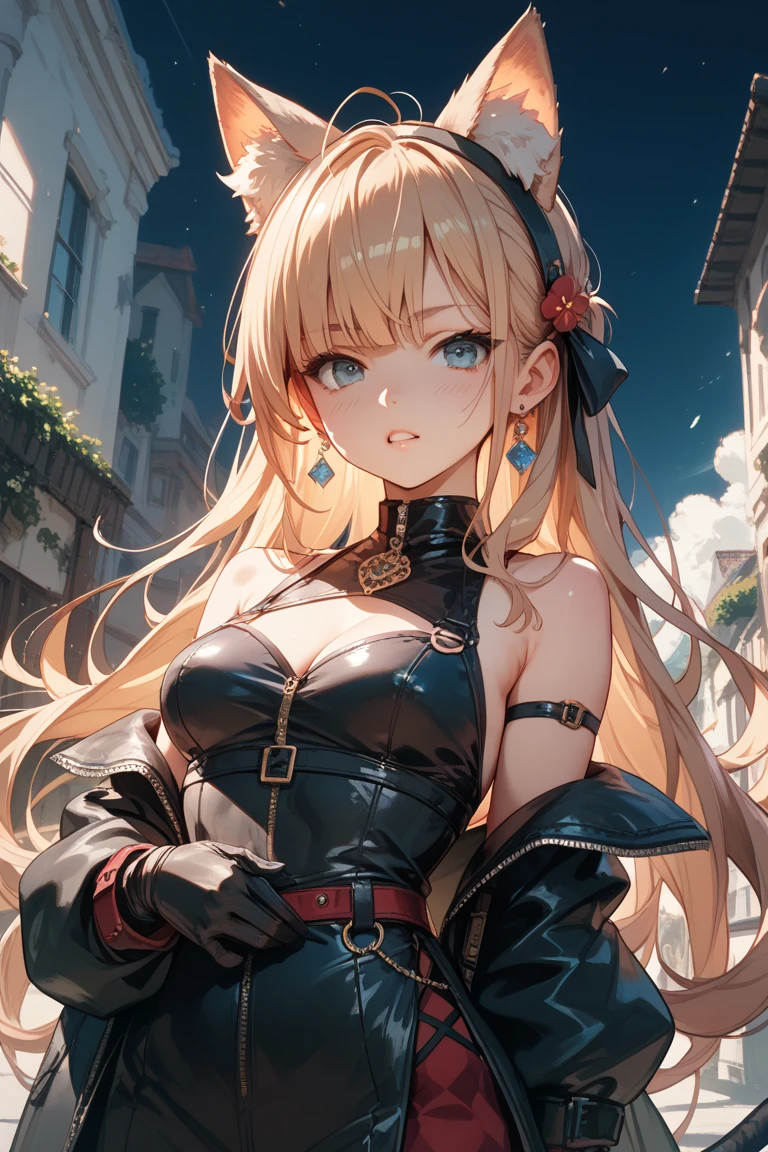 (((masterpiece)))、((highest quality))、(Super detailed)、(CG illustration)、(so beautiful ))、cinematic light、(((1 Mechanical Girl)))、 SF、Apocalypse、erotic grotesque、(beautiful and luxurious:1.2)、(1 girl:1.3)、facing the front, (double breasted,under bust:1.2), gap between buttons,(((corset belt))),(((high waist mile